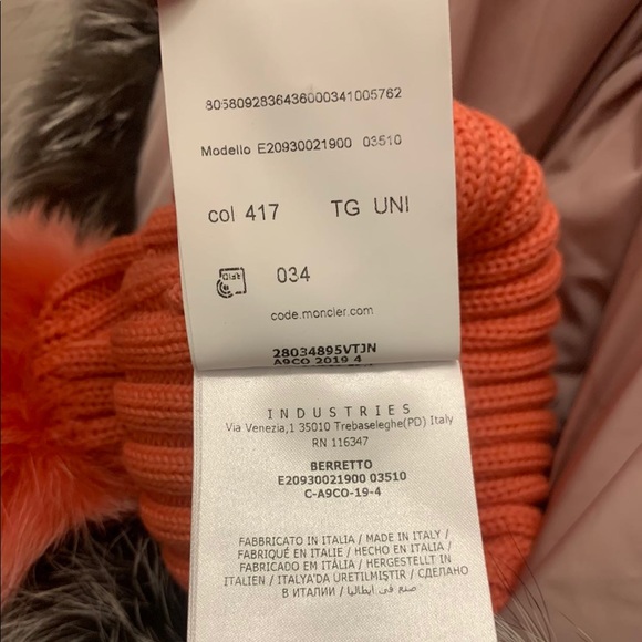 Moncler bunny hat - Picture 3 of 4